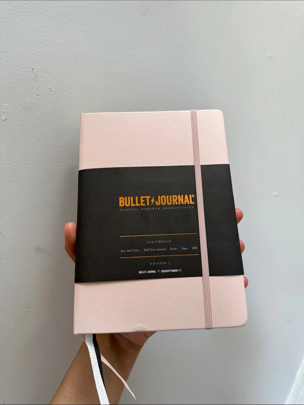 Leuchtturm1917 Bullet Journal Edition 2 Notebook Blush Dotted New Pink book
